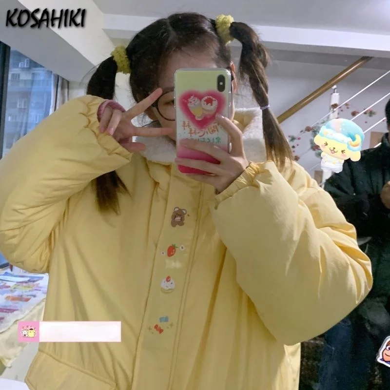 

Женская Стеганая куртка koshiki, новая зимняя стеганая куртка, женские корейские парки с вышивкой, женская верхняя одежда в японском стиле