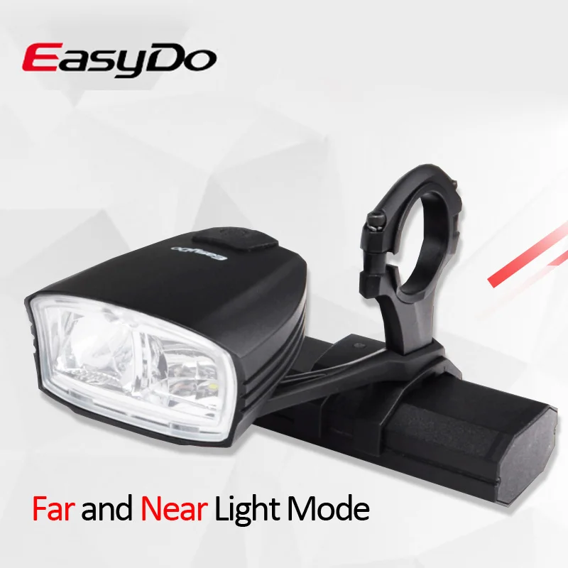

EasyDo 2019 Smart Bicycle Headlight with Far/Near Beam MTB Road Bike USB Rechargeable Front Lamp Waterproof Cycling Flashlight