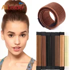 Ободок для волос женский Alileader, аксессуар для волос для девочек, волшебный инструмент для самостоятельного изготовления пучка, аксессуар для волос во французском стиле