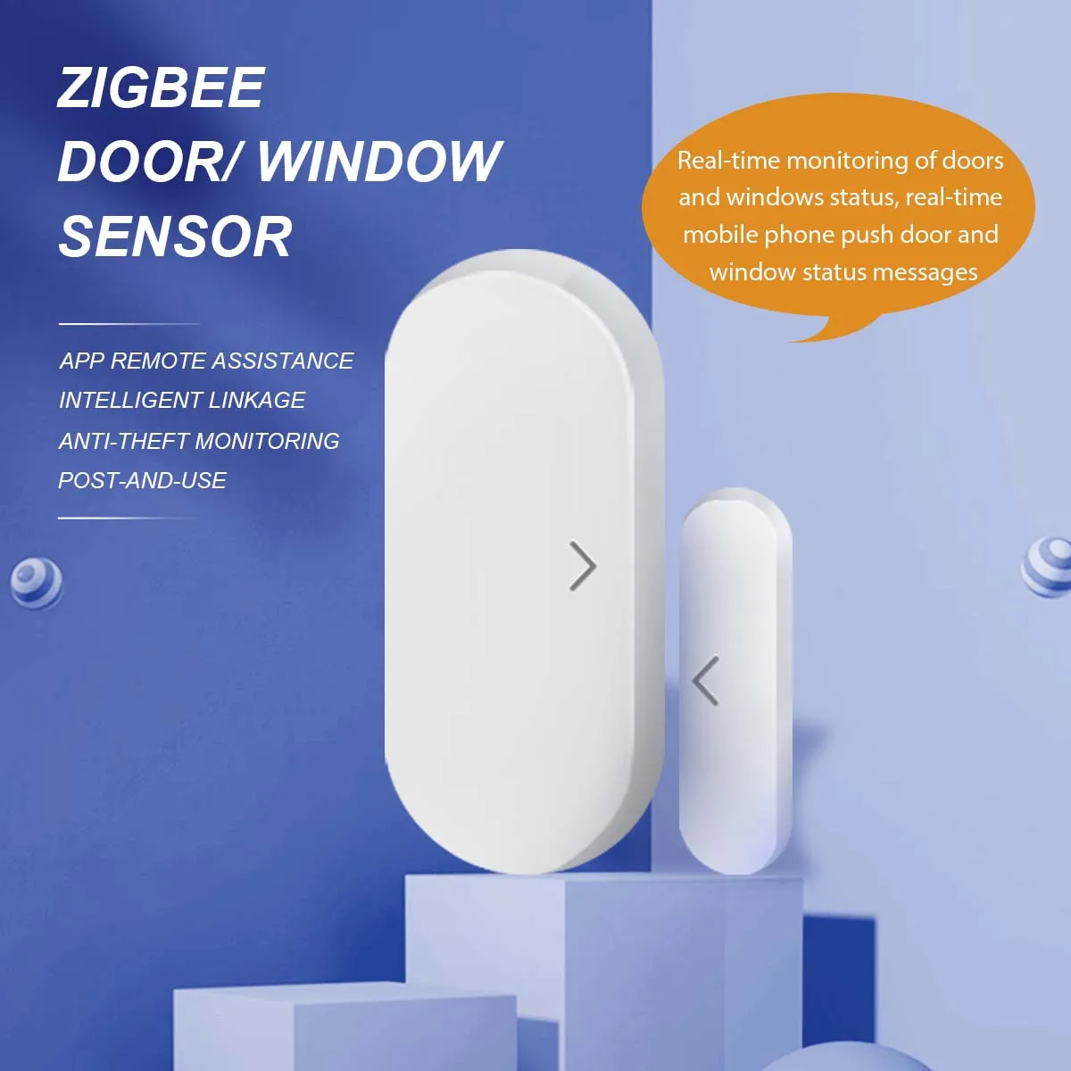 

Датчик KKmoon Zigbee для окон и дверей, интеллектуальный инфракрасный датчик, индукционный датчик для окон и дверей, мобильный пульт дистанционно...
