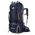Мужские и женские походные рюкзаки 60 л, водонепроницаемая дорожная уличная сумка для походов, альпинизма, треккинга, спортивный рюкзак, сумки, дождевик