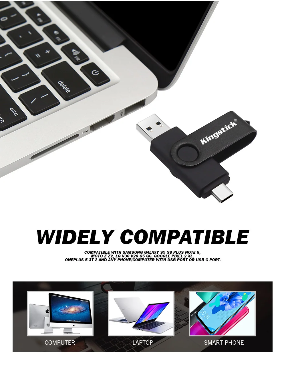 Высокоскоростные флеш-накопители USB 2,0 типа c, флешка, usb ключ, 64 ГБ, 32 ГБ, 16 ГБ, 128 ГБ, ручка-драйвер, персонализированный ключ USB 2,0, флеш-память