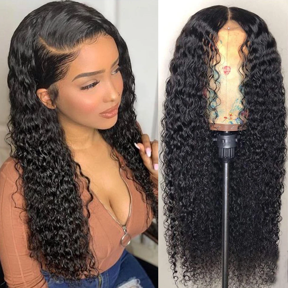 Бразильский кудрявый парик из человеческих волос Remy Hair 13x4 парики на сетке