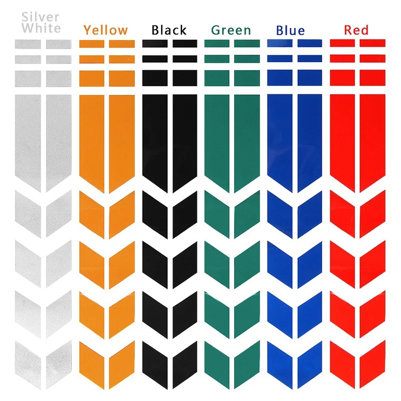 Профессиональные аксессуары для украшения мотоцикла 6 цветов съемные полосы