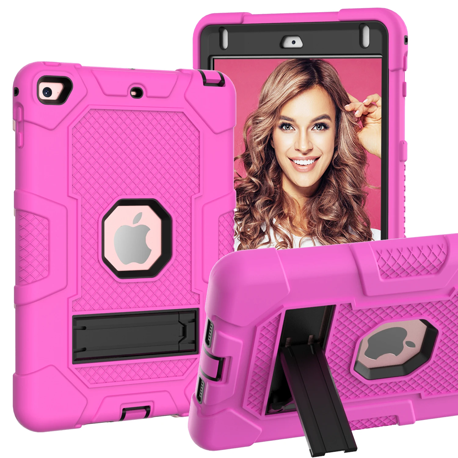 

Чехол с откидной ножкой для iPad Mini 4 5 ipad 9,7, чехол для планшета, чехол с подставкой, безопасный для детей чехол для iPad 10,2 Pro10.2, чехол