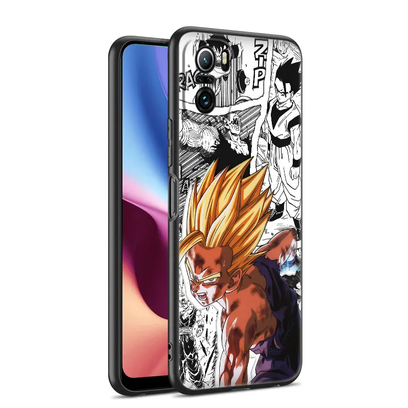 Чехол для телефона с аниме Super Son Goku мягкий черный чехол Xiaomi Mi POCO X3 NFC F3 GT M3 10T 11T 11X Pro