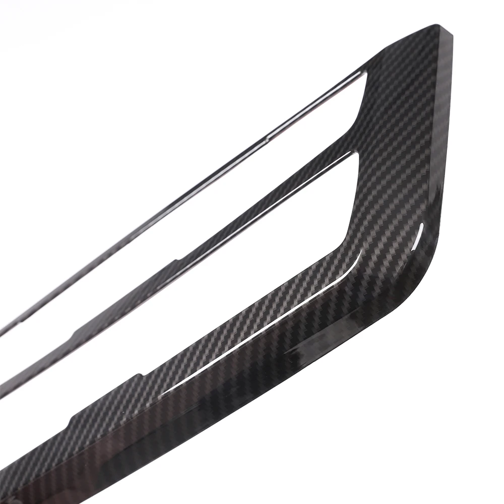 

Car Accessories Carbon Fiber Color ABS Chrome Center Console Decorative Panel Cover Frame Trim For BMW 3 Series GT F34 2013-2017