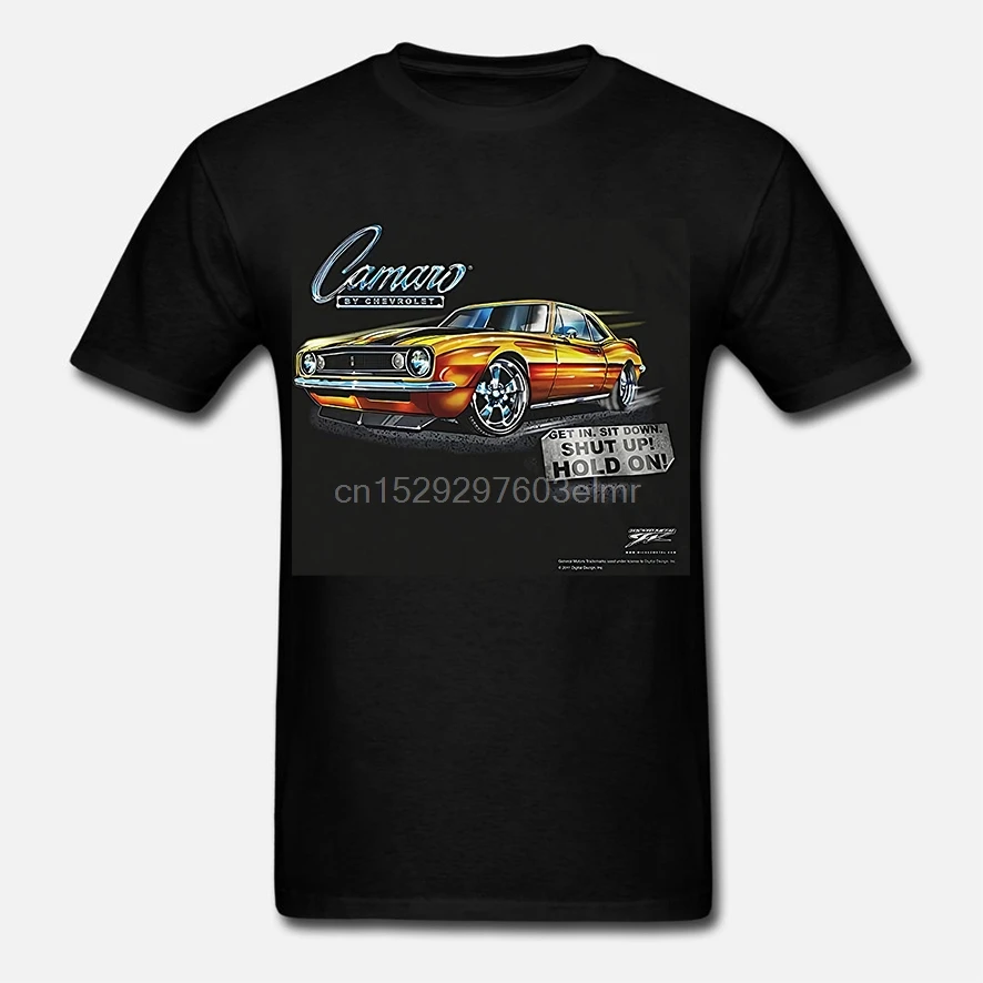 Модная мужская футболка в стиле хип-хоп Camaro gear - Get In Hold On-1967 футболки |