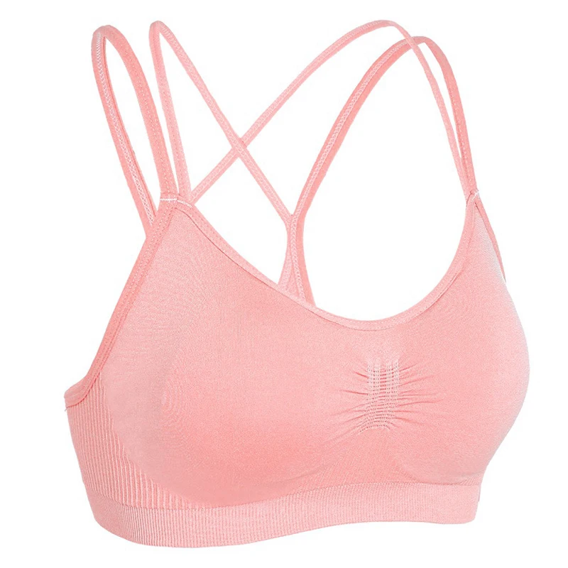 Спортивный топ с открытой спиной для фитнеса Женская Спортивная футболка йоги