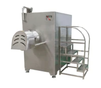 high output frozen meat grinder chicken mincer machinery for sausage processing