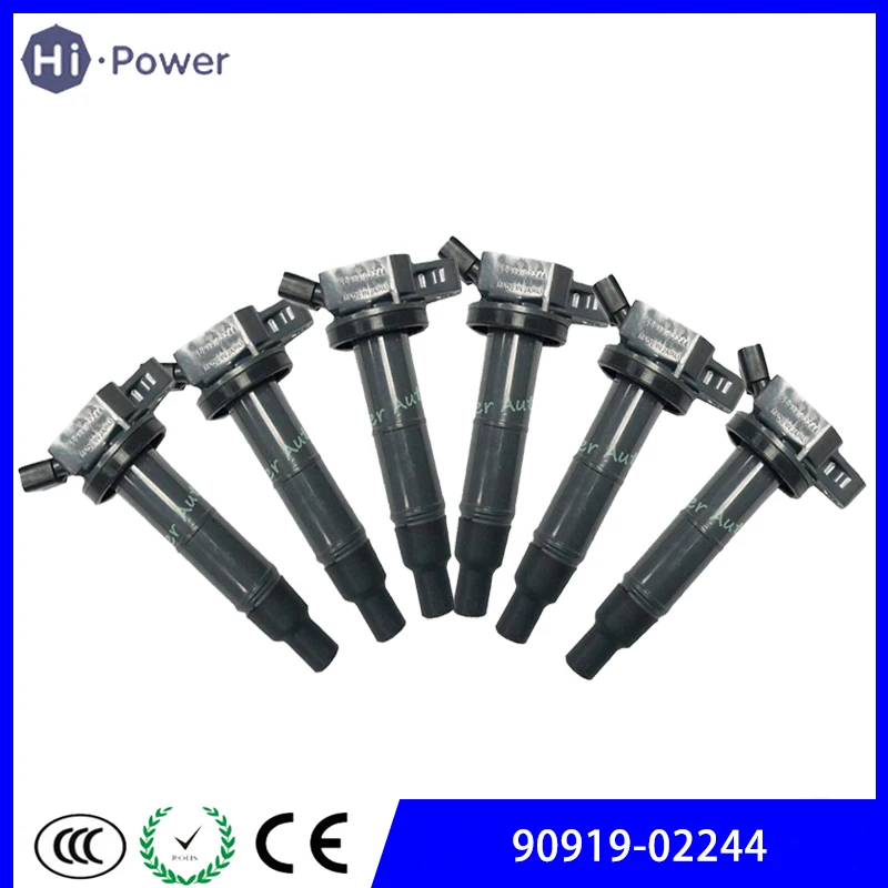 Катушка зажигания 9091902244 90919 02244 для Toyota Camry Highlander RAV4 Scion tC xB Lexus 2 4 02266 02243 C1330