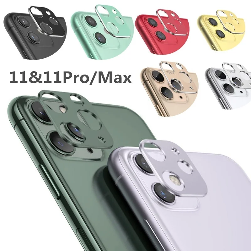 9H Защитная пленка для экрана iPhone 11 Pro MAX металлическое защитное кольцо объектива
