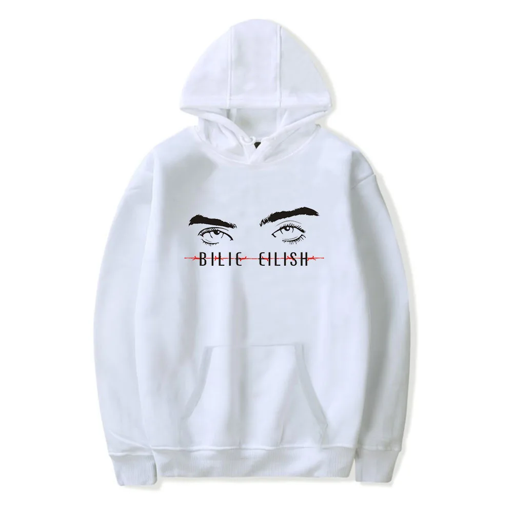 Billie Eilish, толстовка с капюшоном, топы с капюшоном, толстовки, Модные осенние свободные топы, сексуальные K-pops Harajuku топы, свитшоты для женщин и девушек - Цвет: HOODIES