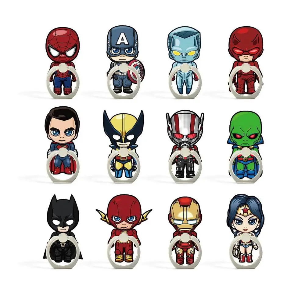 Универсальное металлическое кольцо для мобильного телефона Marvel милый