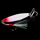 Металлический джиг-приманка, задний бас, искусственная приманка 7-40 г, медленная приманка для джиггинга, троллинговая Рыболовная Снасть для ловли тунца, рыба, 1 шт.