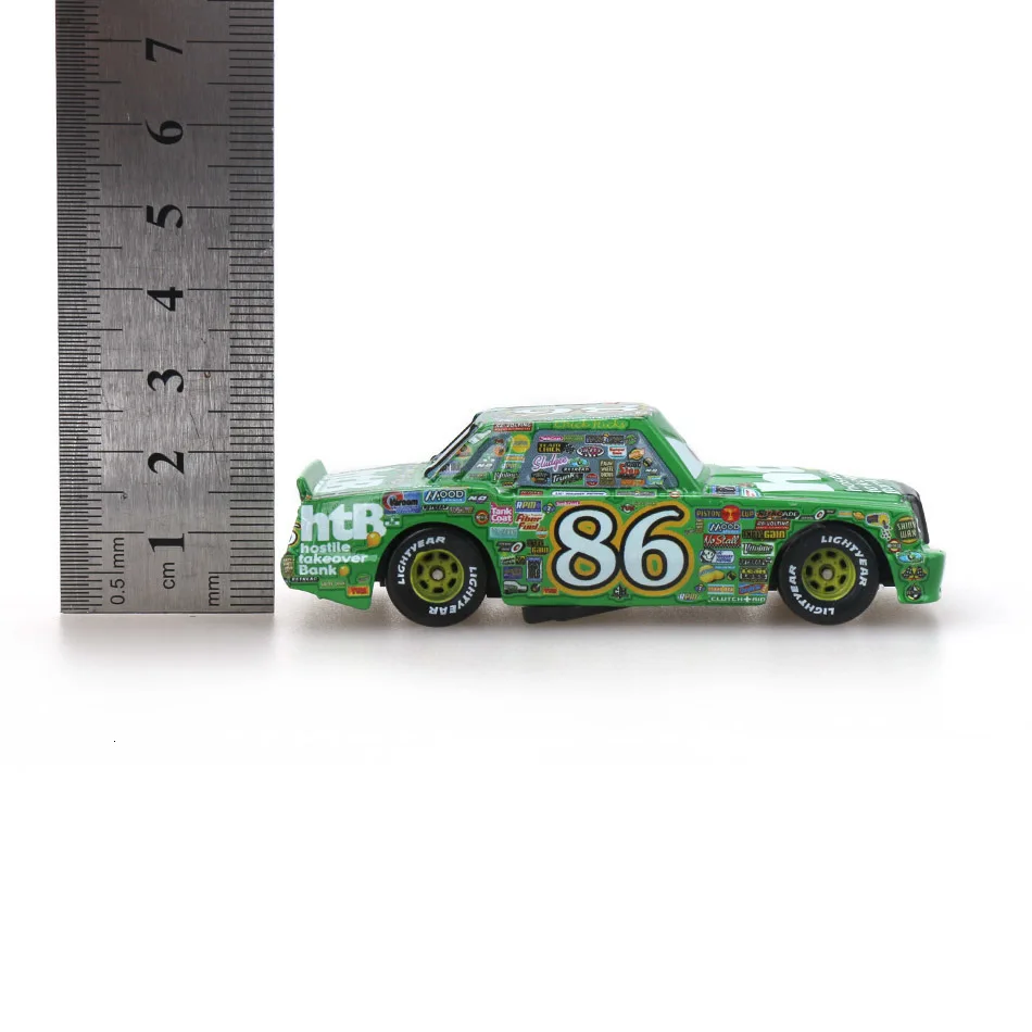 Disney Pixar Cars 2 3 Lightning 40 стиль Mcqueen Mater Jackson Storm Ramirez 1:55 литой автомобиль металлический сплав мальчик детские игрушки подарок
