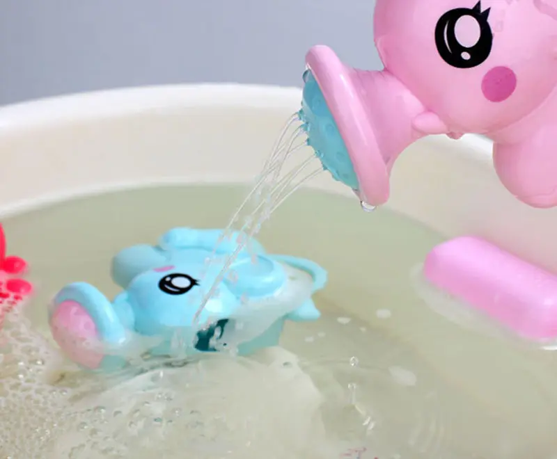 Baby Bath Toys Lovely Elephant Shape Animal Children Kids Bathroom Play Water Spray Toys For Baby Shower Swimming Bathtub Toy