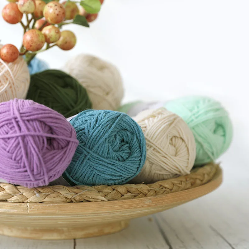 QZLKNIT 40 г/шар 66 цветов привязка на чесаную кожу высокое качество 4 нити молока