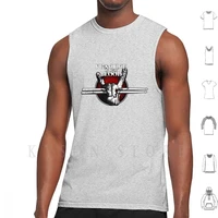 cool design for drummers practice to the blood tank tops vest 100 cotton drums drumming sticks