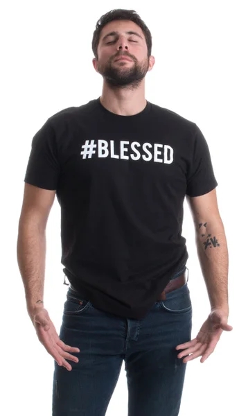 

#Blessed | Christian Humor, Humble Hash Tag Good Life Unisex T-Shirt