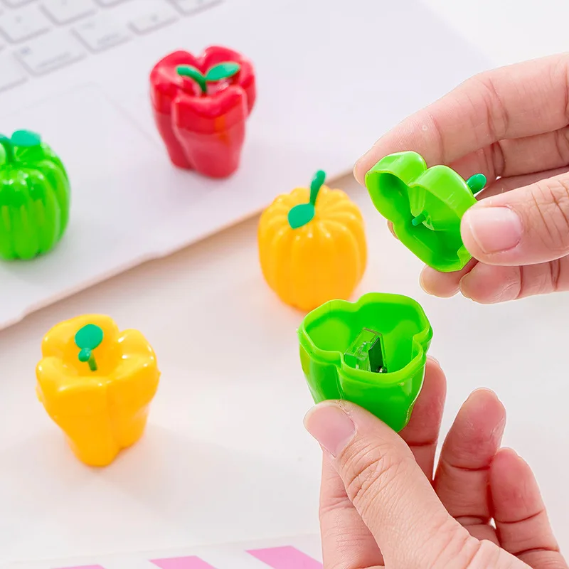 1 шт. креативная точилка для карандашей в виде овощей тыквы Чили милая кавайная