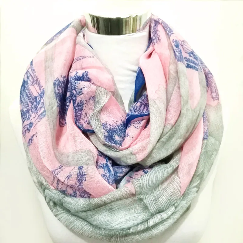 

fashion head scarves infinity scarf warm scarf for women flower loop Snood scarf Shawls and scarves women