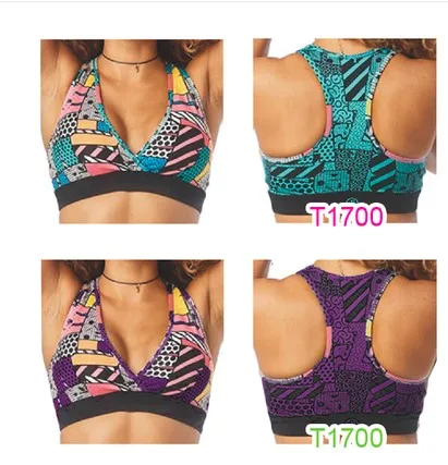 

New women tops , printing running clothes bra tops tanks vest sports bra top gym bras T1700