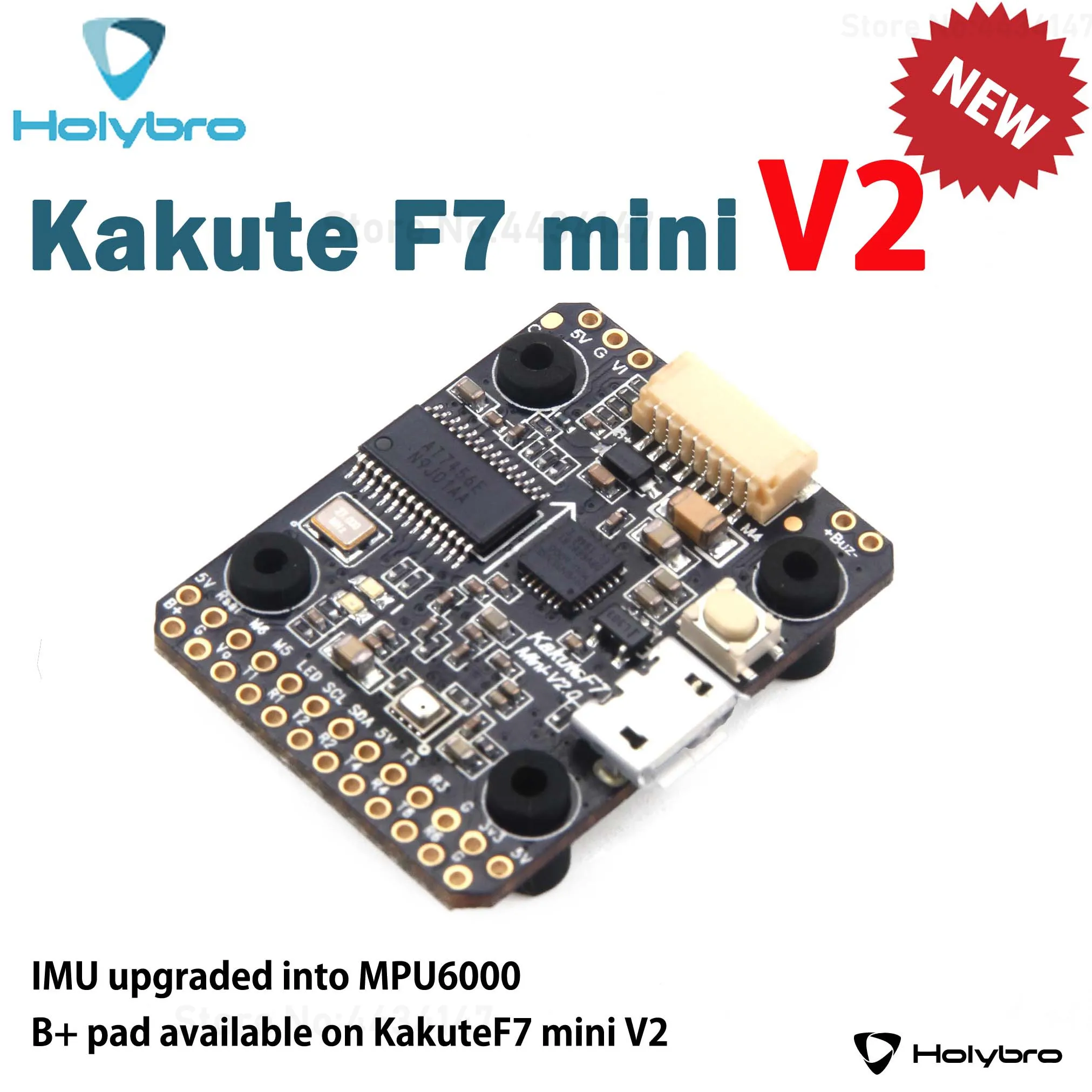 Контроллер полета Holybro Kakute F7 Mini V2 MPU6000 BMP280 20*20 мм B доступная подставка FC для