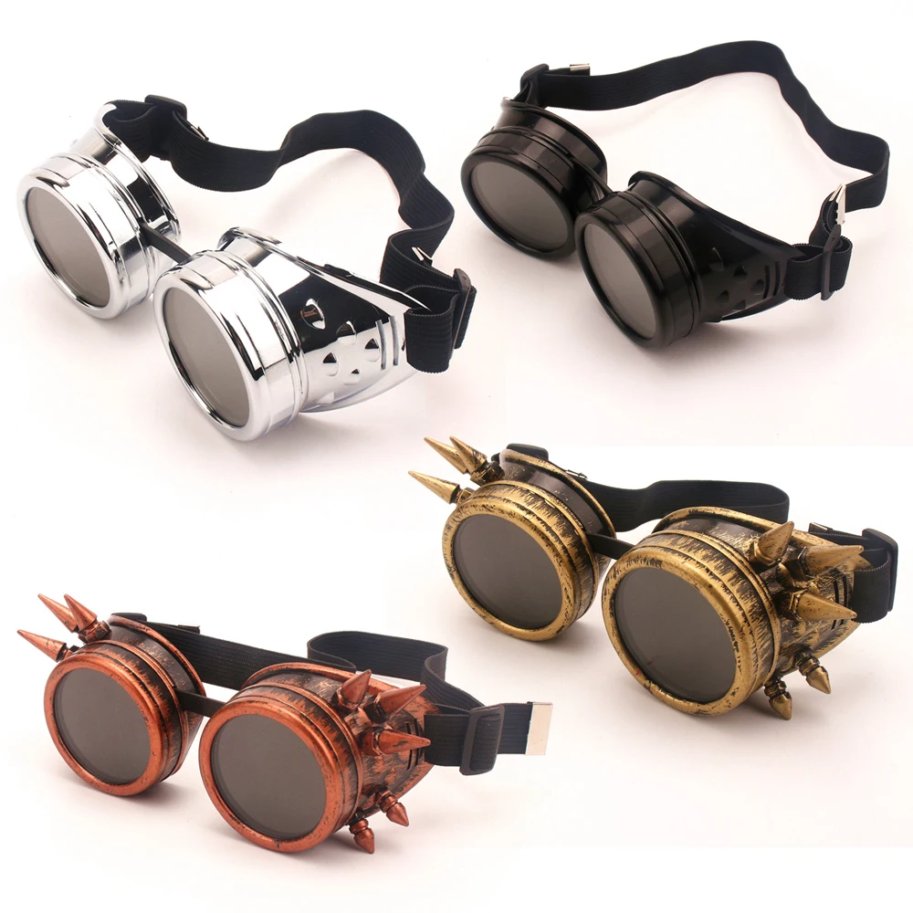 Солнцезащитные очки в стиле стимпанк мужские винтажные ретро солнцезащитные