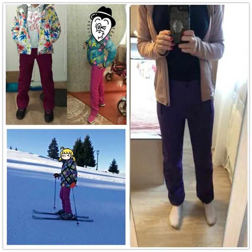 NUONEKO New Winter Women's Outdoor Pants Thick Fleece Softshell Sports Trousers Hiking Trekking Ski Waterproof Women Pants PM21