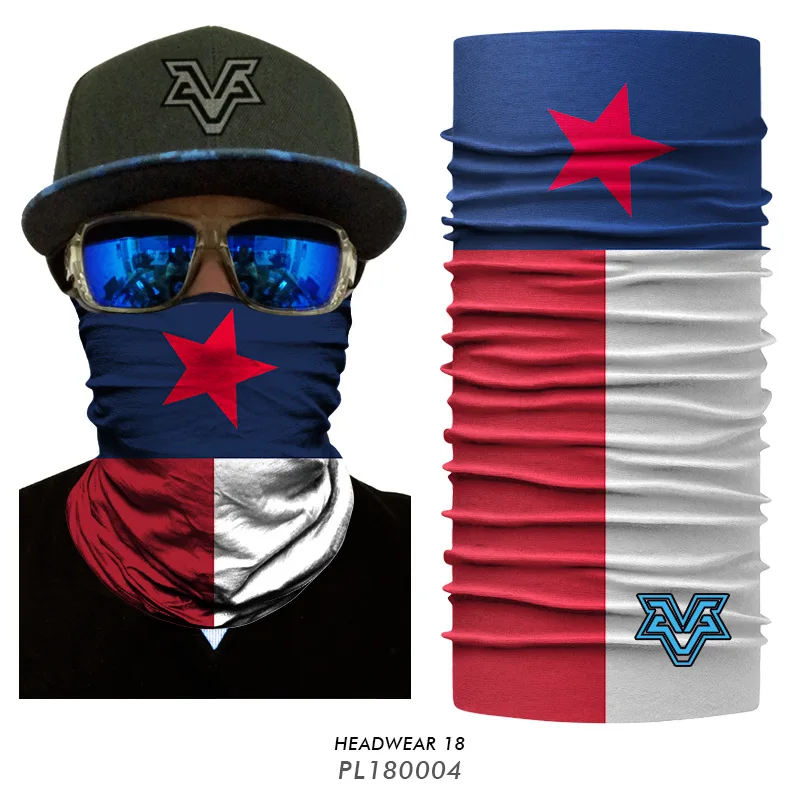 3D флаг дизайнерская маска маски противотуманные баннеры узор поход Бег Спорт на