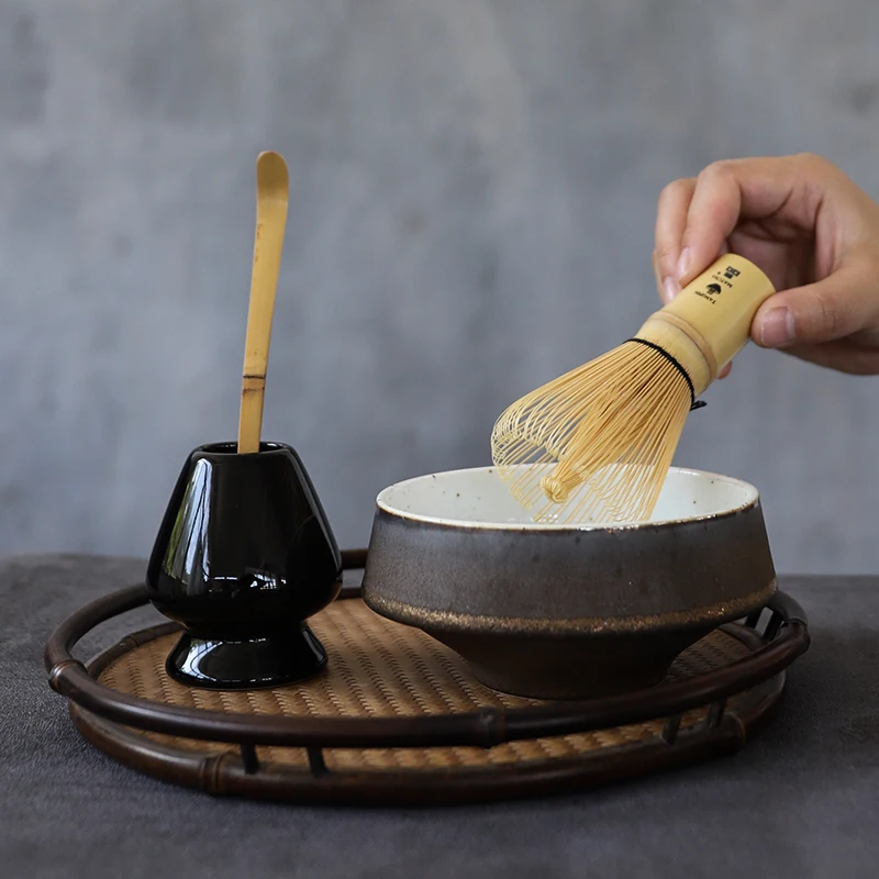 TANGPIN 4 шт./компл. керамический подарочный набор маття бамбуковый венчик cereic чаша