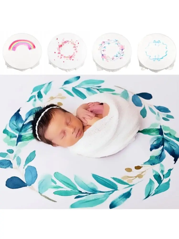 

130x130cm Baby Photography Blanket Newborn Basket Filler Swaddle Wrap Background Cloth Backdrop