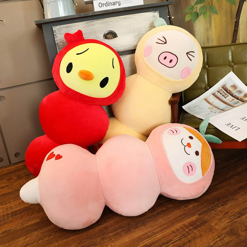 

1Pcs 80cm Cute Simulation Plush Toys Kids Toy Food Shaped Candied Stuffed Animals Fruit Plush Doll Kawaii Home Decor Gift Kid