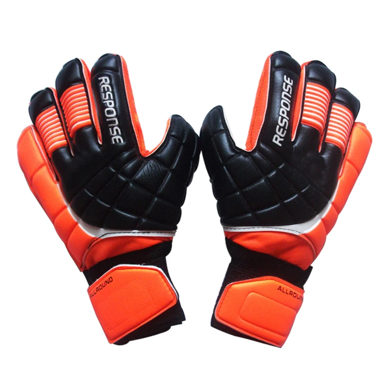 

Blue Finger Goalkeeper Gloves Protection Emulsion Goalkeeper Gloves Green Professional Guantes De Portero Uhlsport ZP50ST