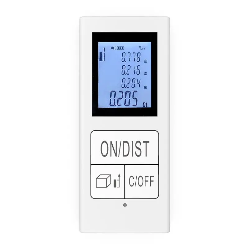 

Rechargeable Mini Distance Meter 98Ft/30M Rangefinder Home Use Tool Y08A