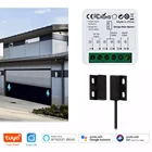 Умный пульт управления дверью гаража Tuya, переключатель с Wi-Fi, дистанционное управление через приложение, таймер, работает с голосовыми командами Alexa Google Assistant