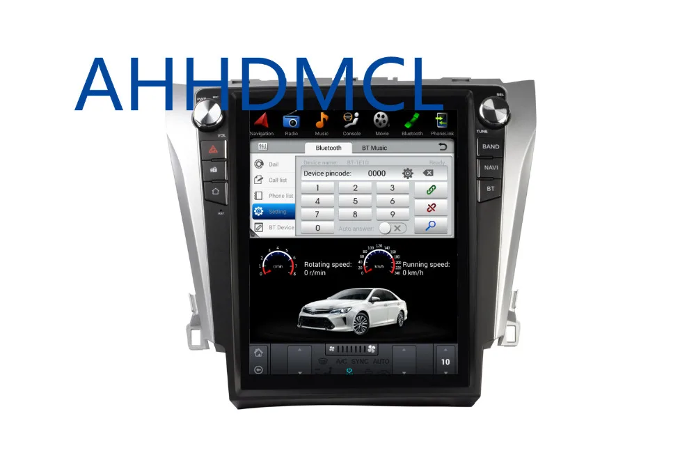 Мультимедийный плеер в стиле Тесла Android автомобильная стереосистема GPS