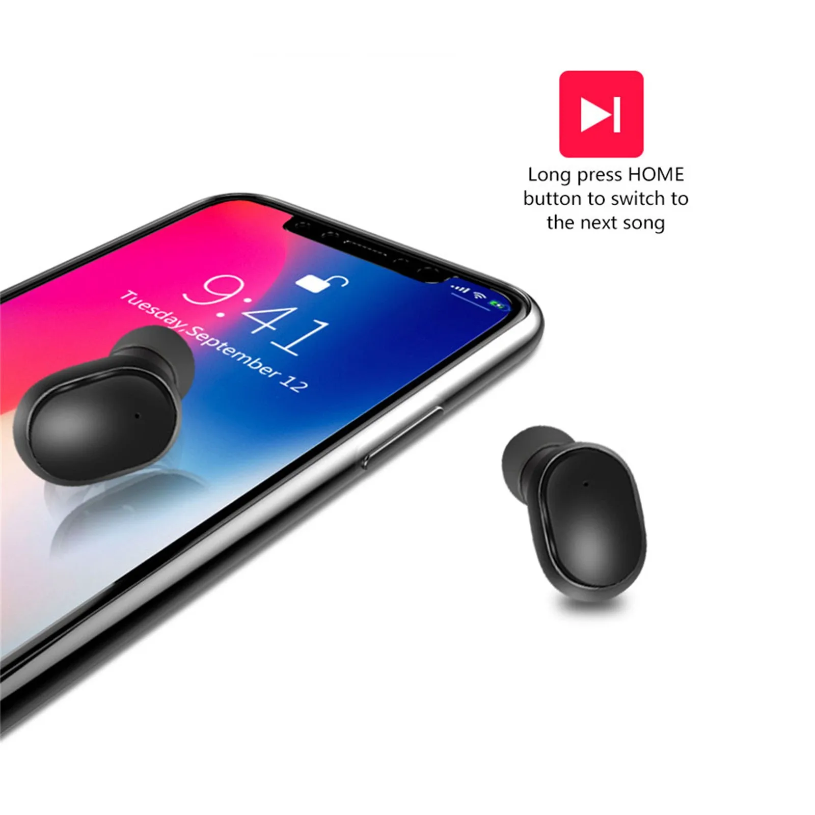 

New Bluetooth Earphone Bluetooth 5.0 Wireless Sports Earbuds Twins Earphone Mic Fashion 2200mah Charging Box Wireless Headphone