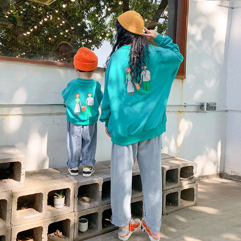 

Осень 2022, новинка, одежда для родителей и детей, модная одежда для мам и детей, свитер для мальчиков, осенний стиль, детский топ с сокровищами ...