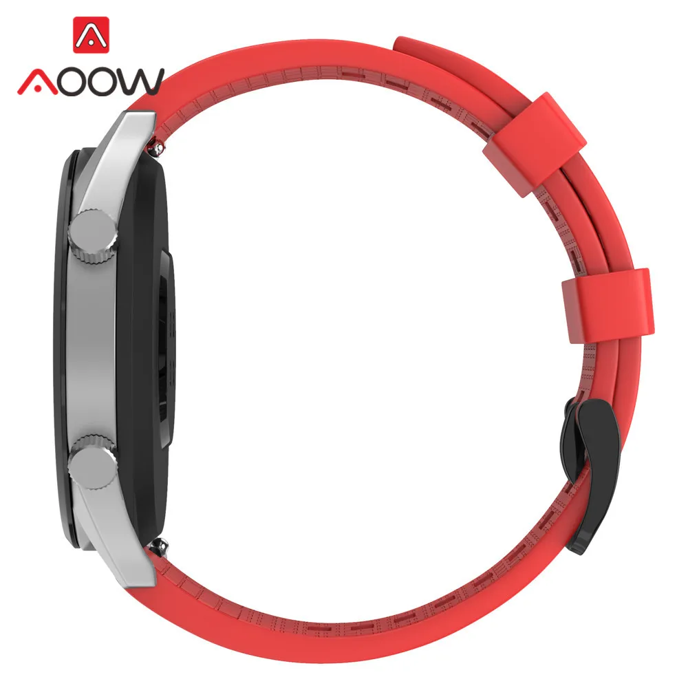 22 мм спортивный силиконовый ремешок для часов huawei Honor Magic Watch GT активный Ремешок Браслет для samsung Galaxy Watch 46 мм Шестерня S3