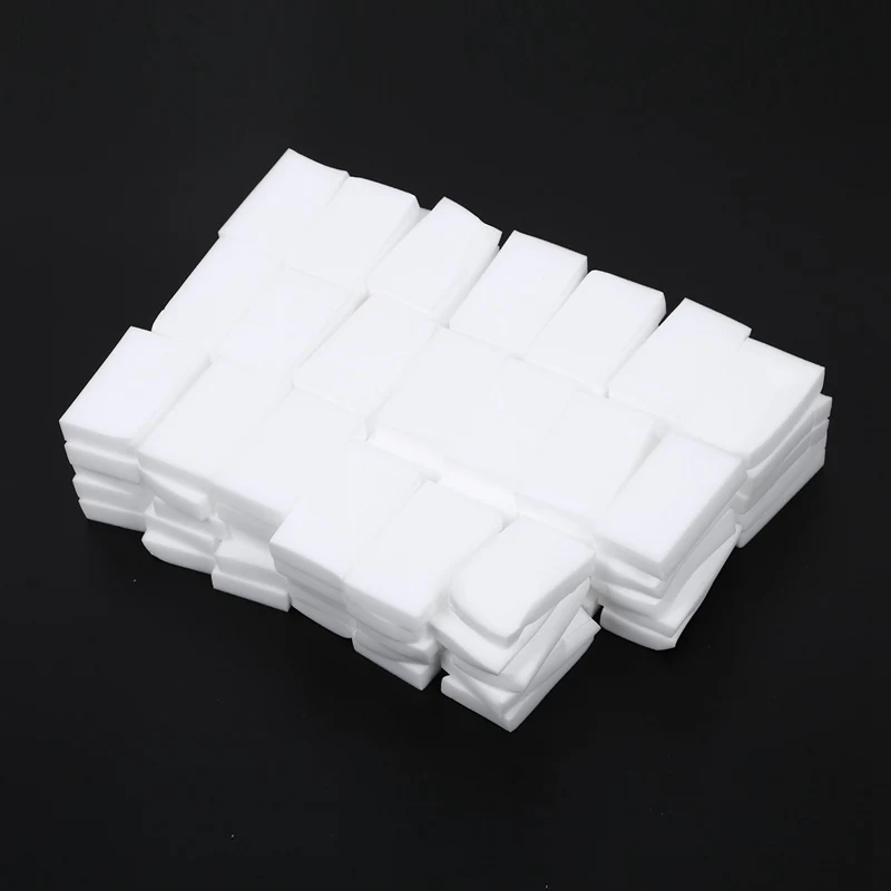 New Style Melamine Sponge magical rub Cleaner Eco-Friendly white Kitchen 10*6*2 cm 100 pcs | Дом и сад