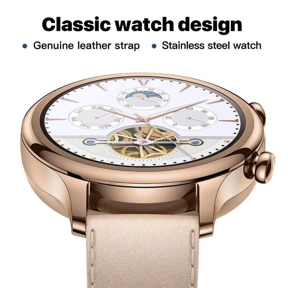 Ticwatch C2 Смарт-часы Wear OS Bluetooth для женщин совместимые с Android и iOS IP68 готовые к