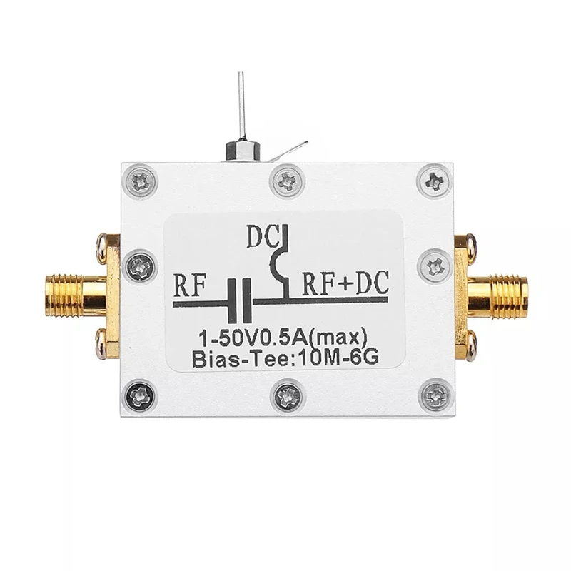 RF Biaser Bias Tee 10MHz-6GHz DC Blocker коаксиальный канал для HAM Radio RTL SDR LNA низкий уровень шума
