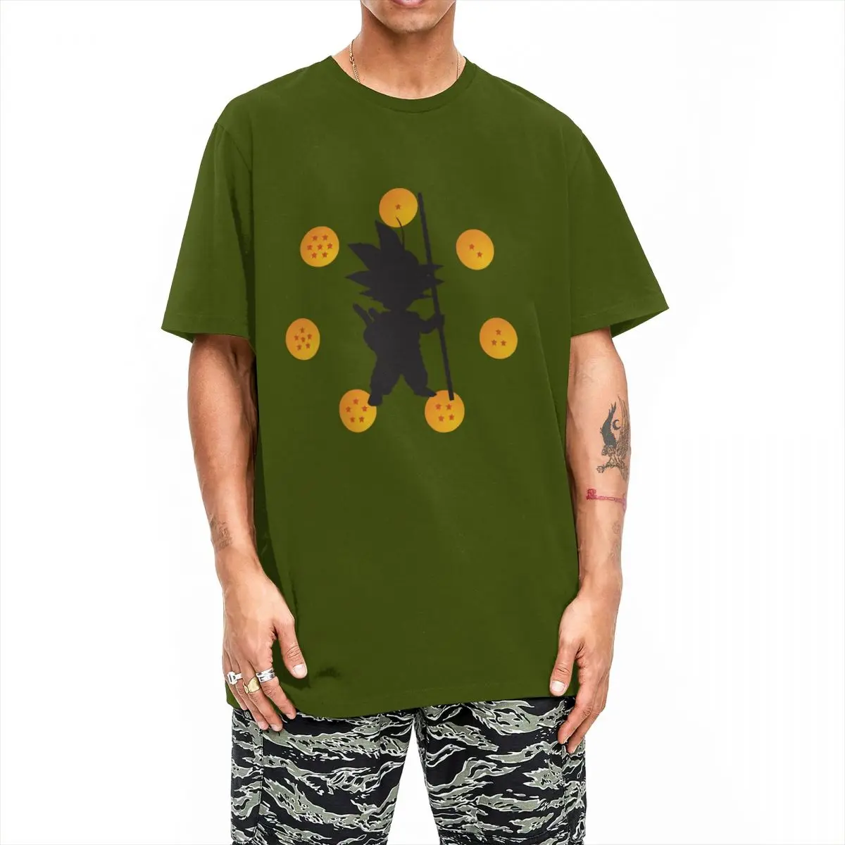 

Мужская футболка с круглым вырезом и коротким рукавом, из натурального хлопка