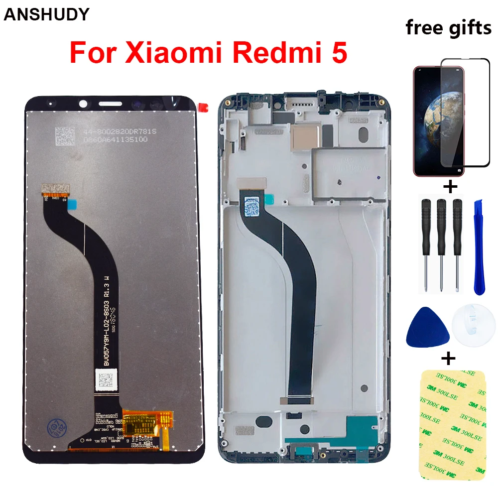 5 7 дюймов для Xiaomi Redmi ЖК дисплей сенсорный экран дигитайзер сенсор Стекло в сборе