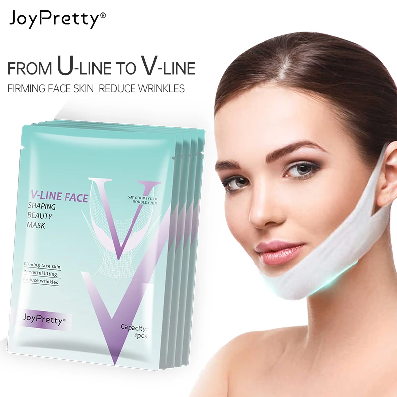 Маска для похудения с двойным подбородком укрепляющая бандажная увлажняющая