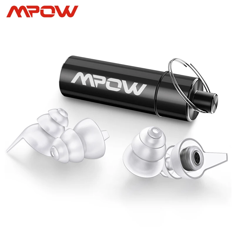 Mpow HP096 наборами по 2 пары высококачественный ухо Вилки SNR 28дБ/НРР 24dB Шум снижение