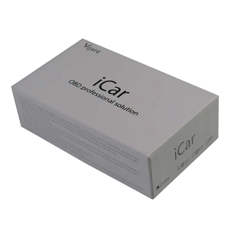 Считыватель кодов Vgate iCar Wi Fi ELM327 OBD2 для Android/IOS Elm 327 оригинальный OBDII OBD 2