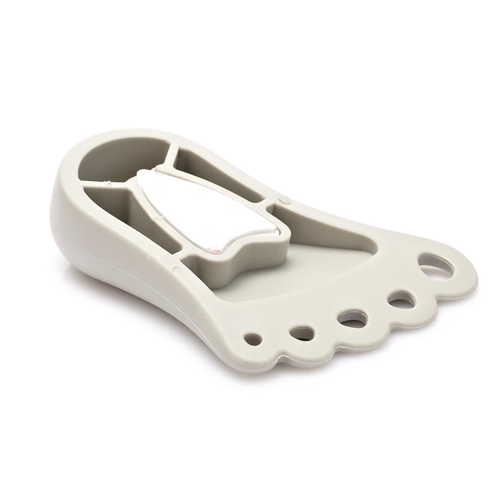 

2pcs/pack Door Stopper Soft Sound Absorption Office Anti Pinch Baby Safety Drill Free Bathroom Home Kitchen Hanging Foot Shape